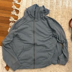 sonoma XXL sip up sweatshirt baby blue